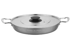 CADAC Paella Pfanne Ø28cm Grau Mit Deckel Für Grillo Chef 40 / Citi Chef 40 / Safari Chef 30