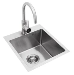 BULL Spülbecken In Der Größe S, 33 X 33 X 20 Cm, Inkl. Wasserhahn (für Warm/kalt) -Natur Erlebnis 21619 Bull Spuelbecken Groesse S Edelsta 3 1613487076