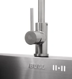 BULL Spülbecken Größe M (43x36x20cm) Inkl. Wasserhahn Für Warm/kalt -Natur Erlebnis 22281 Bull Spuele Wasserhahn