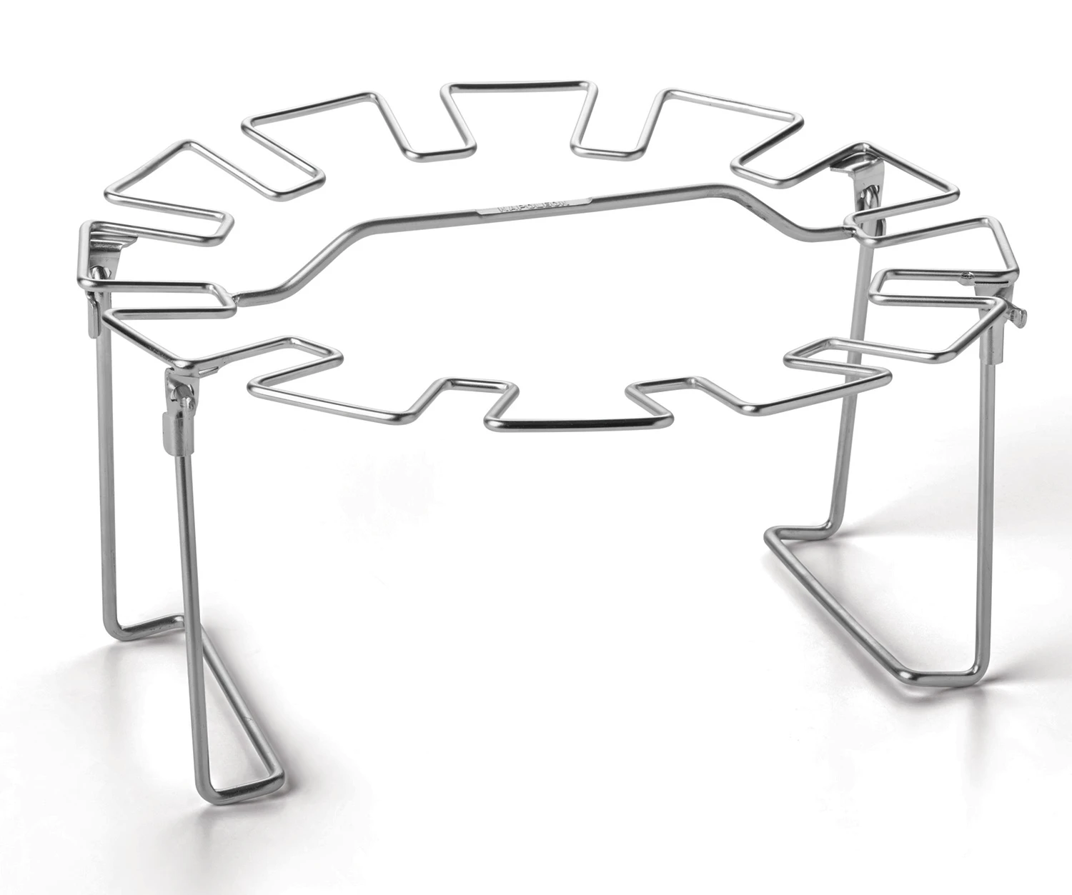 Natur Erlebnis -Natur Erlebnis 56032 Napoleon Edelstahl Haehnchenkeulen Halter mit Schale 02