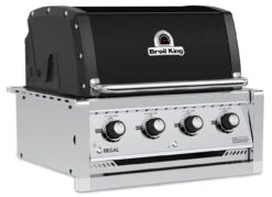 Broil King Regal 420 Black Einbaugrill - Grillfürst Deal Mit Zusätzlichen Edelstahl Grillrosten - Modell 2023 -Natur Erlebnis Broil King Regal 420 Black Built In Gasgrill Seitenansicht links 4 1624538210