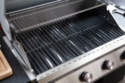 Grillfürst G401G 4-Brenner Einbaugrill Mit Gusseisen Rosten -Natur Erlebnis Grillfuerst Gasgrill G401G gussroste