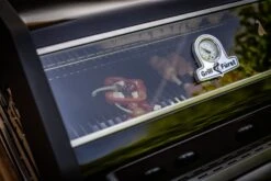 Grillfürst G490G 4-Brenner Einbaugrill - Black Edition - Mit Heckbrenner Und Gusseisen Rosten -Natur Erlebnis Grillfuerst Gasgrill Sichtscheibe 1