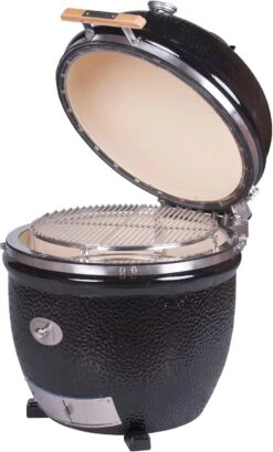 Monolith Grill LeCHEF PRO-Serie 2.0 Schwarz - OHNE Gestell Und Seitentische -Natur Erlebnis Monolith Keramik Grill Le Chef PRO Serie 2 0 121031 black 11