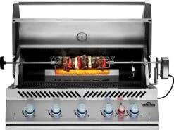 Napoleon 700-Series 38" BIG38 Edelstahl Einbaugrill Inkl. Drehspieß - Modell 2023 -Natur Erlebnis Napoleon Einbaugrill 700 Series BIG38 Edelstahl Rotisserie Schaschlik