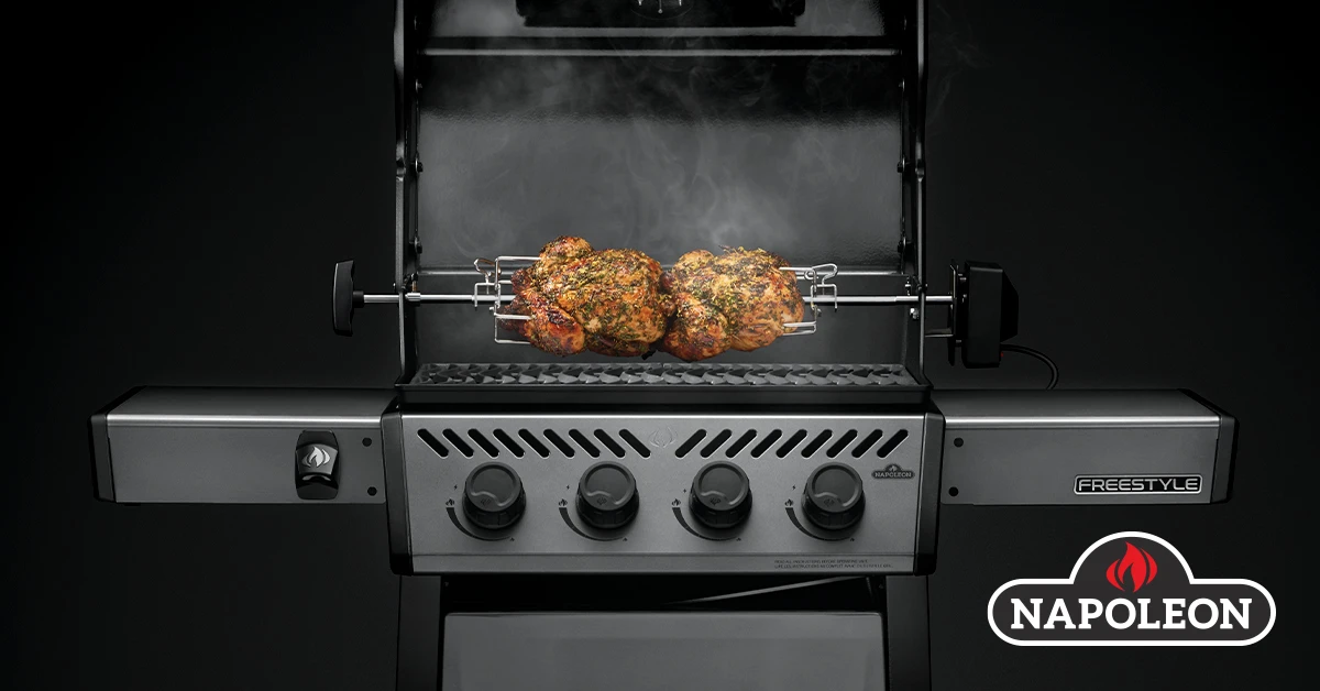 Napoleon Drehspieß / Rotisserie Heavy Duty Für Freestyle Gasgrills 1 Napoleon Drehspieß / Rotisserie Heavy Duty Für Freestyle Gasgrills