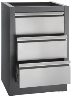 Napoleon Outdoor Küche Oasis 300 Mit Prestige Pro 665 Edelstahl Einbaugrill Ohne Vordefinierte Arbeitsplatte -Natur Erlebnis Napoleon Oasis Outdoor Kueche 2er Schubladenschrank 3