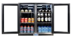 Napoleon Outdoor - Kühlschrank, 210 Liter, 2-türig Mit Doppelverglasung Und LED Beleuchtung - Wasserdicht Nach IP24 24 Napoleon Outdoor - Kühlschrank, 210 Liter, 2-türig Mit Doppelverglasung Und LED Beleuchtung - Wasserdicht Nach IP24 -Natur Erlebnis Napoleon Outdoor Kueche Kuehlschrank beide Tueren offen