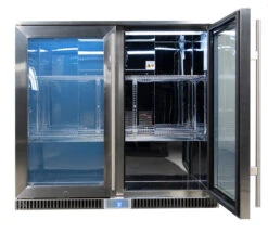 Napoleon Outdoor - Kühlschrank, 210 Liter, 2-türig Mit Doppelverglasung Und LED Beleuchtung - Wasserdicht Nach IP24 36 Napoleon Outdoor - Kühlschrank, 210 Liter, 2-türig Mit Doppelverglasung Und LED Beleuchtung - Wasserdicht Nach IP24 -Natur Erlebnis Napoleon Outdoor Kueche Kuehlschrank leer Tuer offen rechts