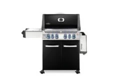 Napoleon Prestige 500 Gasgrill, Schwarz - Mit Safety Glow - Modell 2023 - SMART Deal Inkl. Grillfürst Grill Control -Natur Erlebnis Napoleon Prestige 500 Gasgrill schwarz Seitenablage klappbar