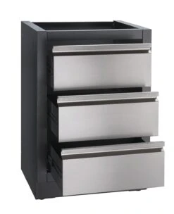 Napoleon Outdoor Küche Oasis 300 Mit Prestige Pro 665 Edelstahl Einbaugrill Ohne Vordefinierte Arbeitsplatte -Natur Erlebnis Napoleon Schubladenschrank Oasis 3 er 2