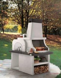 Palazzetti Grillkamin Bastia Mit Pizzaofen Inkl. Montagematerial -Natur Erlebnis Palazzetti Grillkamin Bastia Pizzaofen Feuerstelle