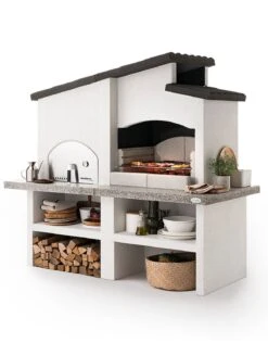 Palazzetti Grillkamin New Zealand 2 Mit Pizzaofen Inkl. Montagematerial -Natur Erlebnis Palazzetti Grillkamin New Zealand 2