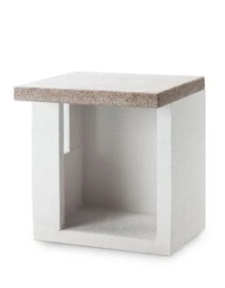 Palazzetti Outdoor Küche: Modul Schrank - Granit Rot - Inkl. Montagematerial