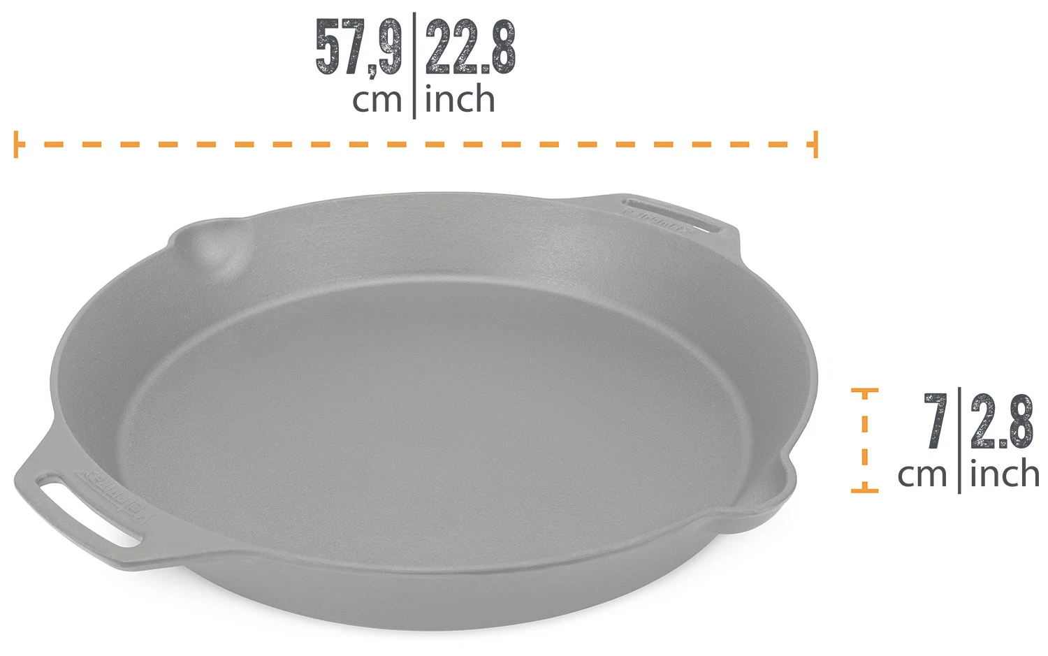 Petromax Feuerpfanne Gusseisen Fp50h-t Mit Zwei Henkeln 4 Petromax Feuerpfanne Gusseisen Fp50h-t Mit Zwei Henkeln – Bild 4