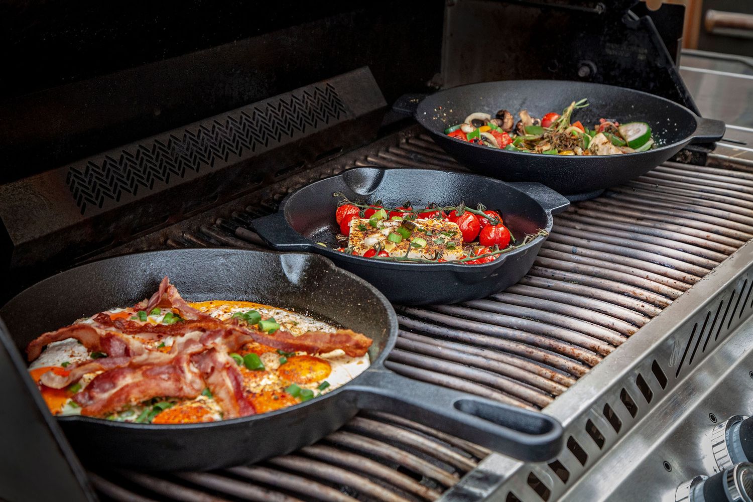 Natur Erlebnis -Natur Erlebnis Grillfuerst Grillpfannen Gusseisen